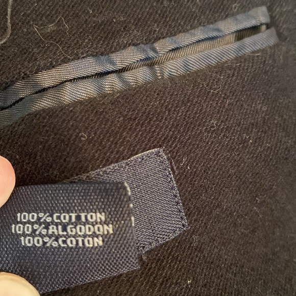 Gant Men's Black Blazer with Orange Lining - velvet - size 52 - 100% cotton - Picture 3 of 6